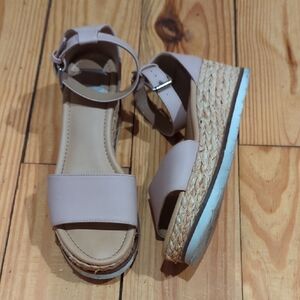 Dolce Vita Blush Espadrille Wedge Sandals